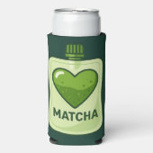 Matcha Serumzak met Hartontwerp (Seltzer Voorkant)