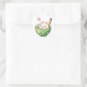 Matcha Tea Cat Relaxing Sticker (Tas)