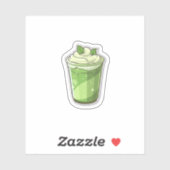 Matcha Tea Latte Iced Sticker (Vel)