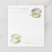 Matcha Tea vrijgezellenfeest - trouwkaarten (Buitenkant ongevouwen)