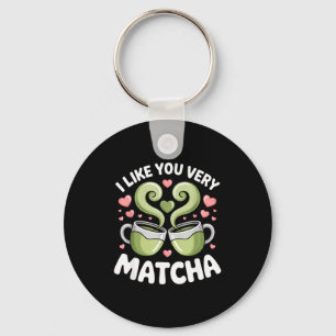 Matcha Thee Citaat Groene Thee Pun Ik Hou Heel Vee Sleutelhanger