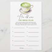 Matcha thee Hoe oud was de bruid om te spelen (Voorkant)