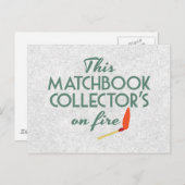 Matchbook Collector Briefkaart (Voorkant / Achterkant)