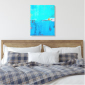 Matchbox Blues 5 Canvas Afdruk (Insitu (Slaapkamer))