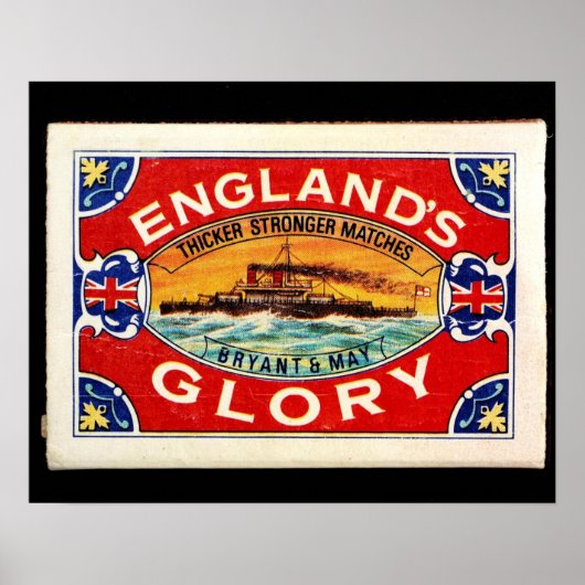 matchbox Englands glory Poster (Voorkant)