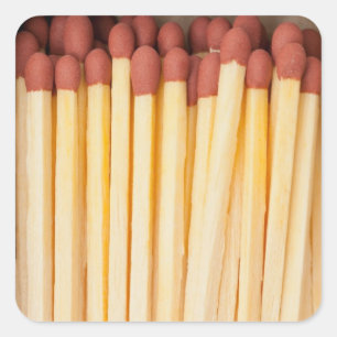 Matchbox Vierkante Sticker