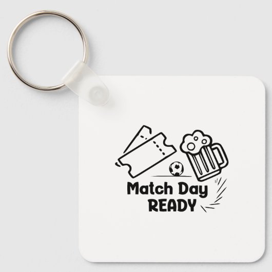Matchdag Klaar Sleutelhanger (Voorkant)