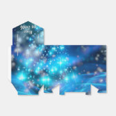 Matching Blue Dove Peace Kerstmis Bedankdoosjes (Uitgevouwen)