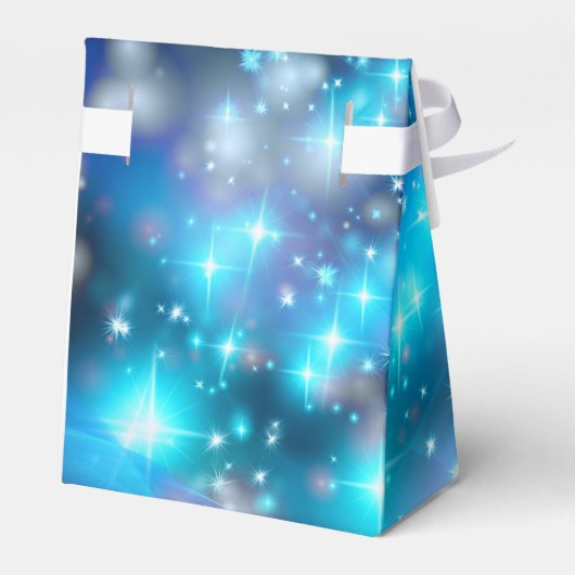 Matching Blue Dove Peace Kerstmis Bedankdoosjes (Achterkant)