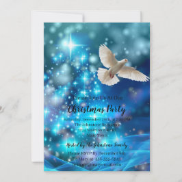 Matching Blue Dove Peace Kerstmis Kaart