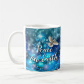 Matching Blue Dove Peace Kerstmis Koffiemok (Links)