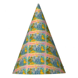Matching Children's Birthday Hats - Party Supplies Feesthoedjes