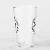 Matching Couple Mrs Monogram Wreath Glas (Rechts)