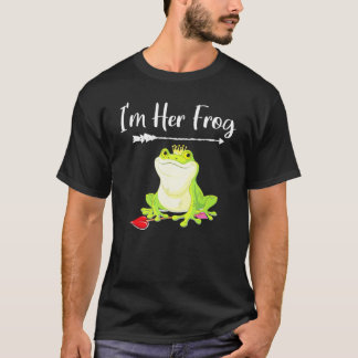 Matching Couples Princess Frog Jubileum Valenti T-shirt