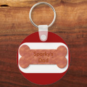 Matching dog en human shirten sleutelhanger (Voorkant)