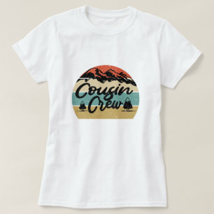  Matching familie camping reis Cousin Crew T-shirt