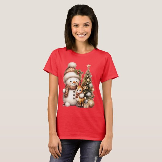 Matching Family Christmas T-Shirt | Festive Holida (Voorkant volledig)