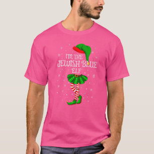 Matching Family Group Ik ben de joodse Blauwe Elf T-shirt