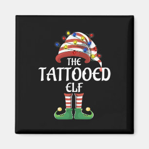 Matching Family Group Ik ben The Tattooed Elf Chri Magneet