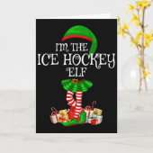 Matching Family Group I'm The Ice Hockey Elf Chris Kaart (Gele Bloem)