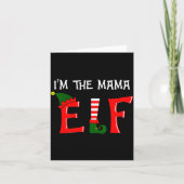 Matching Family Group I'm The Mama Elf Christmas 2 Kaart (Voorkant)