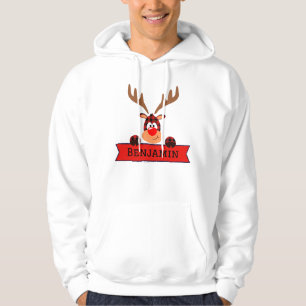 Matching Family Kerstbuffalo Play Reindeer Hoodie