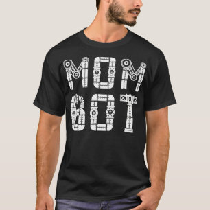 Matching Family Robot Moeder Mam Bot T-shirt