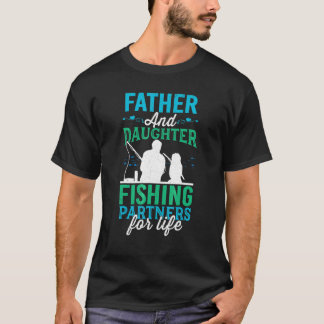 Matching Fish Fishing Dad Retro T-shirt