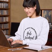 Matching Girls Weekendtrip T-shirts - Geweldige he