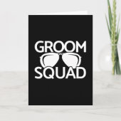 Matching Groomsman Group Bachelor Party Squad Kaart (Voorkant)
