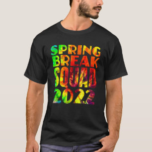 Matching Group Spring Break Squad 2022  Stropdas T-shirt