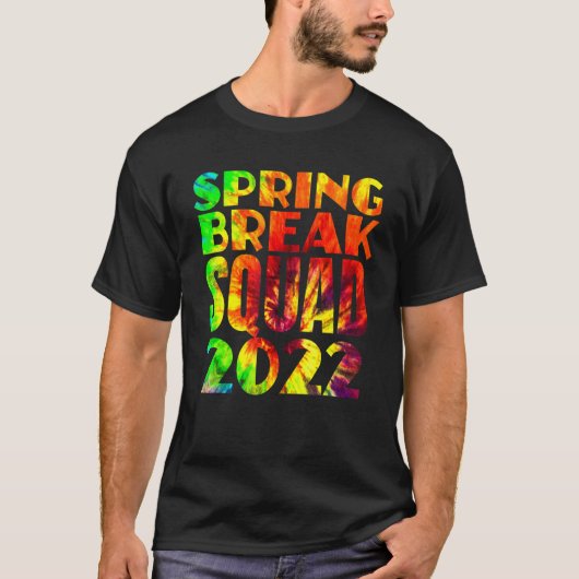 Matching Group Spring Break Squad 2022  Stropdas T-shirt (Voorkant)