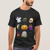 Matching Halloween Couple T-Shirts | Spooky Pumpki (Devant)