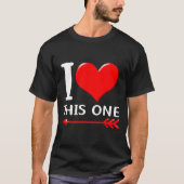 Matching His And Hers Couples Funny Set Valentine  T-shirt (Voorkant)