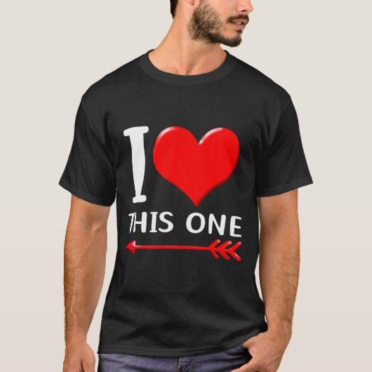 Matching His And Hers Couples Funny Set Valentine  T-shirt (Voorkant)