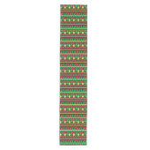 Matching Kwanzaa Yellow Red Black Green Medium Tafelloper (Voorkant)
