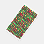 Matching Kwanzaa Yellow Red Black Green Servet (Hoek)