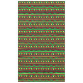 Matching Kwanzaa Yellow Red Black Large Tafelkleed (Voorkant)