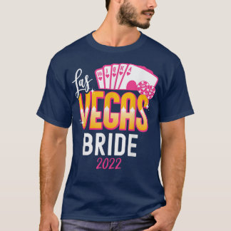 Matching Las Vegas 2022 Wedding Bride and Groom Ve T-shirt