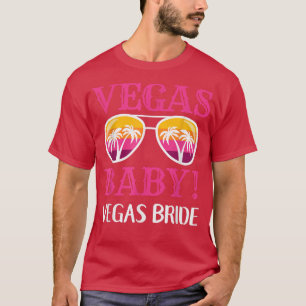 Matching Las Vegas Wedding Bride Squad Vegas Bride T-shirt