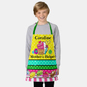 Matching Moeder's Helper Apron Schort (Gedragen)