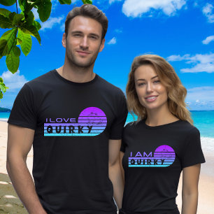 Matching paar naam datum op rug ik hou van eigenzi t-shirt