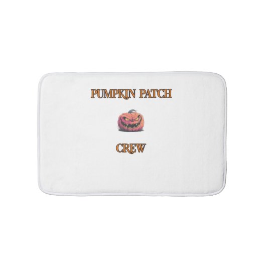 Matching Pumpkin Patch Crew voor Family Trip Class Badmat (Voorkant)
