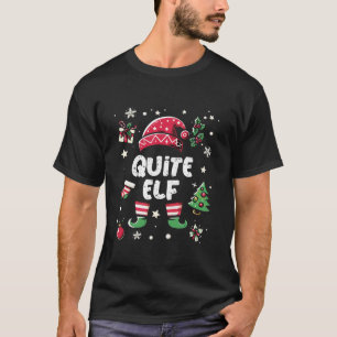Matching Quite Elf Familie Kerstkostuum T-shirt Lo