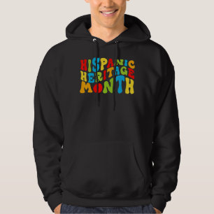 Matching Retro National Hispanic Heritage Maandag Hoodie