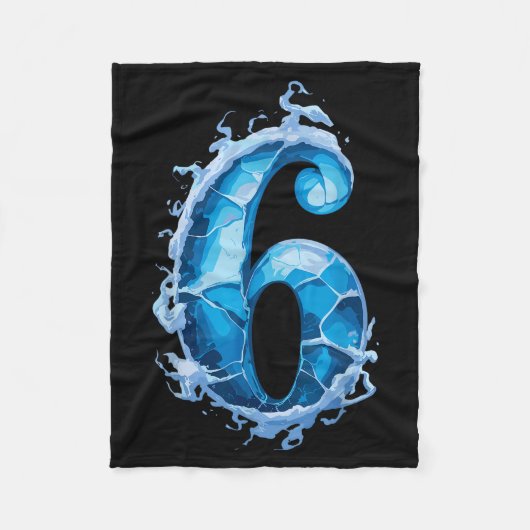 Matching Six Seven Flaming Ice Funny Meme 67 Coupl Fleece Deken (Voorkant)