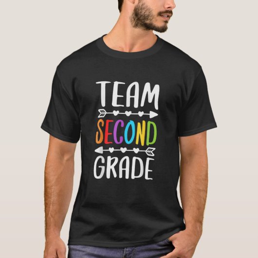 Matching Team Second Grade 2Nd Grade Teacher Stude T-shirt (Voorkant)