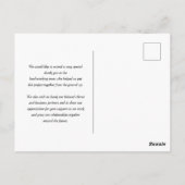 Matching Toolset Constructie | Minimaal Dank Je  Briefkaart (Achterkant)