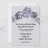 Matching Wedding Invitation Slate BlueInvitation Kaart (Voorkant)