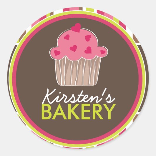 Matching Whimsical Bakery Stickers (Voorkant)